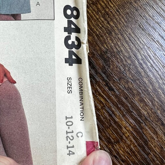 McCall's 8434 10-12-14 Women's Pleated Dress Sewing Pattern New - Picture 3 of 3